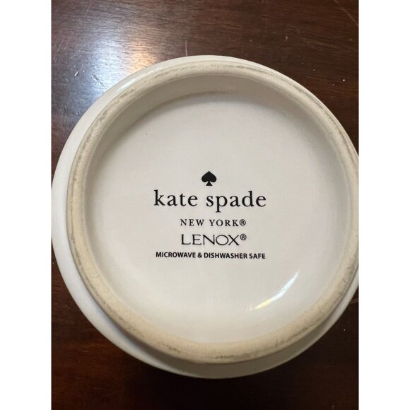 Kate Spade Lenox All In Good Taste Fruits Mug 10oz Ceramic Cup Orange & Apple - Picture 5 of 5